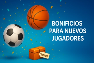 Bonos de inscripción para nuevos usuarios, pelotas para varios deportes.